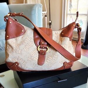 The Bridge Leather and Canvas Bag